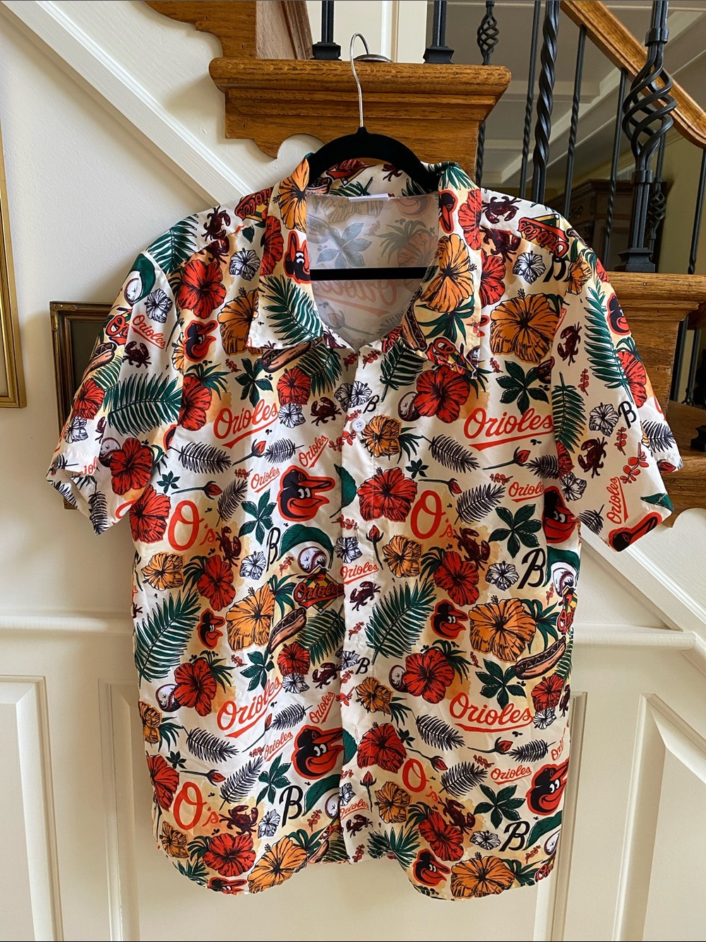 ORIOLES Baseball Hawaiian Festive Shirt